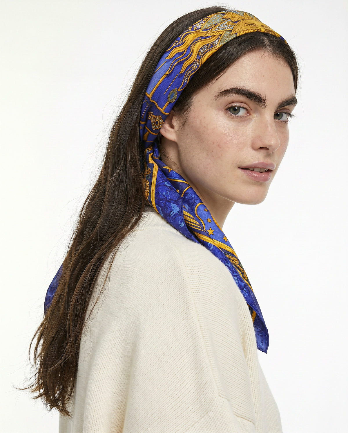 Foulard Hermès "Carpe Diem" Joachim Metz 1994