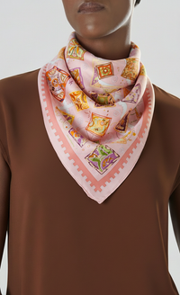 Hermès Carré 90 "La mécanique des idées " Silk Scarf