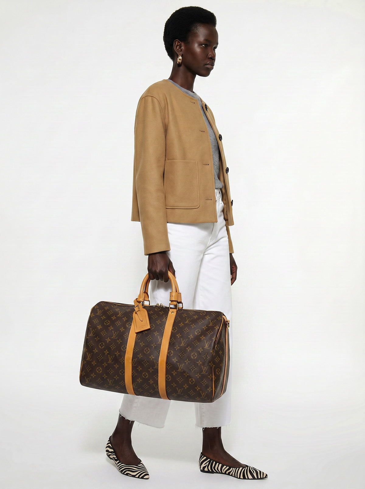 Louis Vuitton Keepall 45 Bandoulière Monogramme