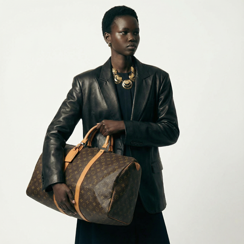 Sac Louis Vuitton Keepall 55 en Toile Monogram