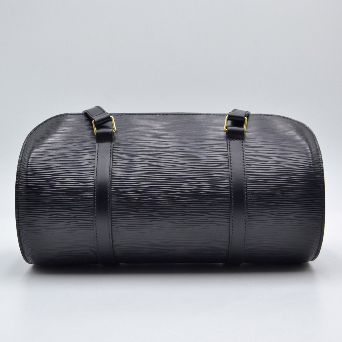 Soufflot vintage cuir Epi noir