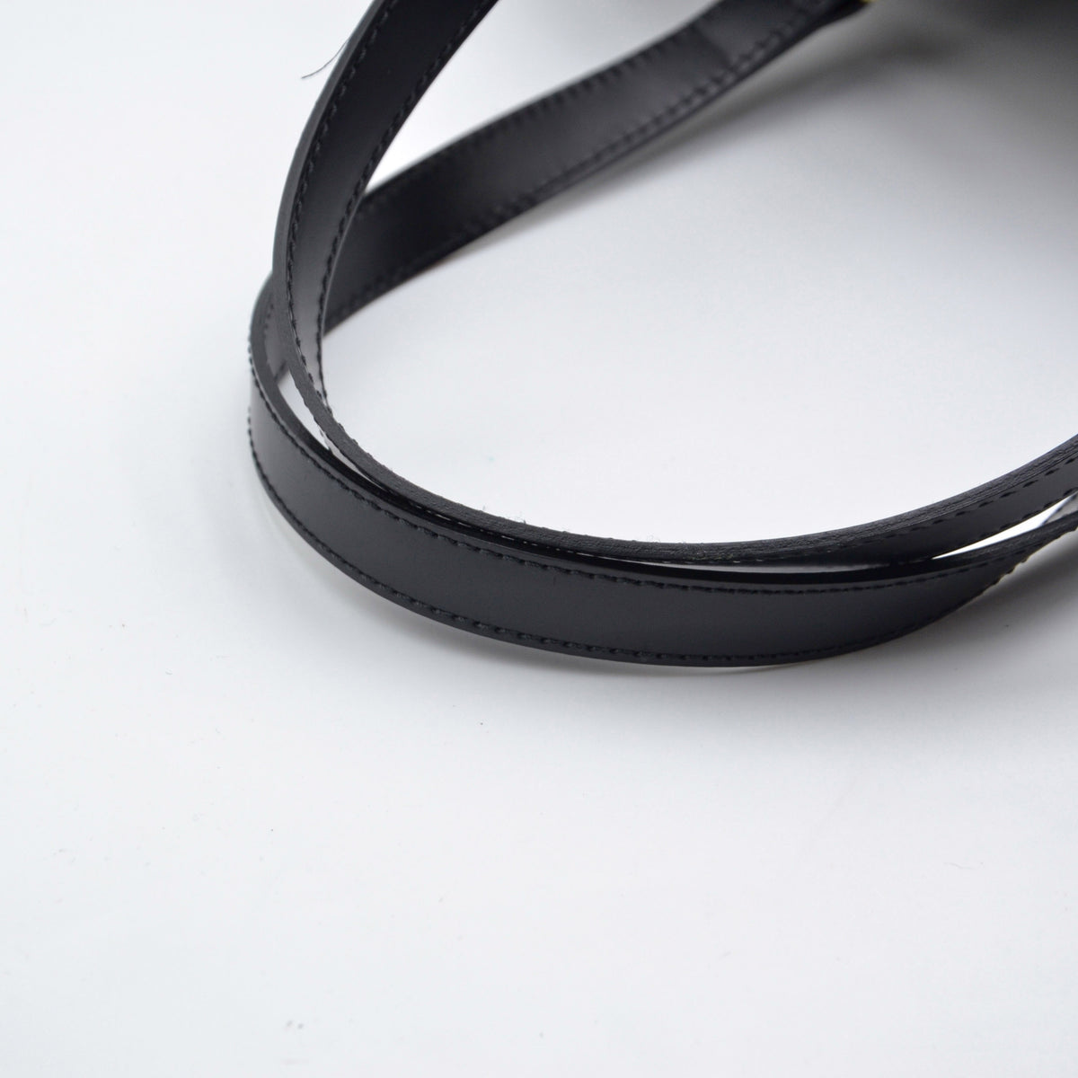 Soufflot vintage cuir Epi noir