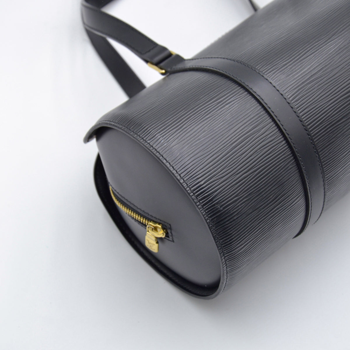 Soufflot vintage cuir Epi noir