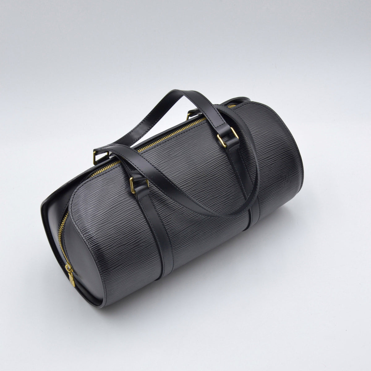 Soufflot vintage cuir Epi noir