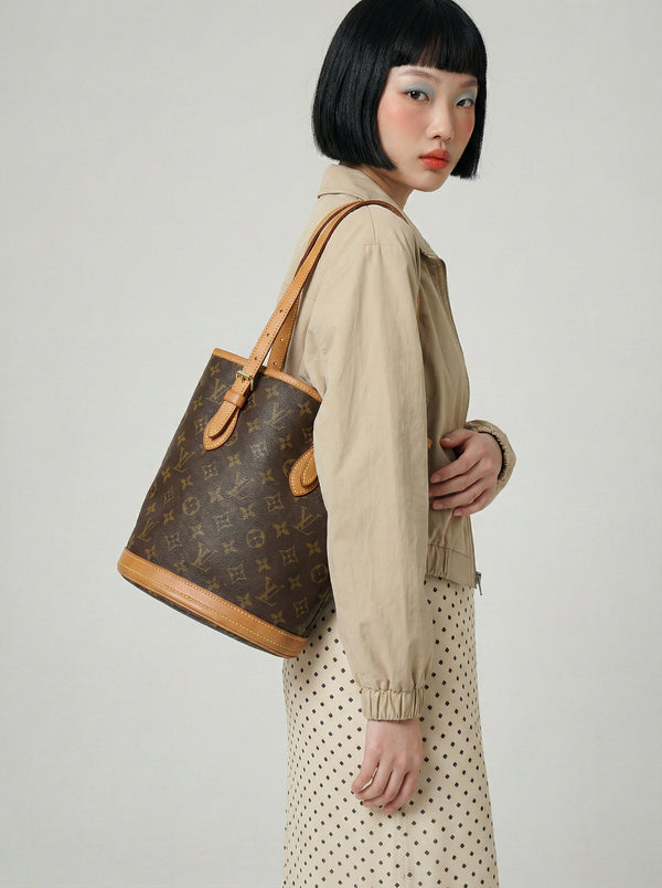 Bucket Louis Vuitton Monogramme Vintage