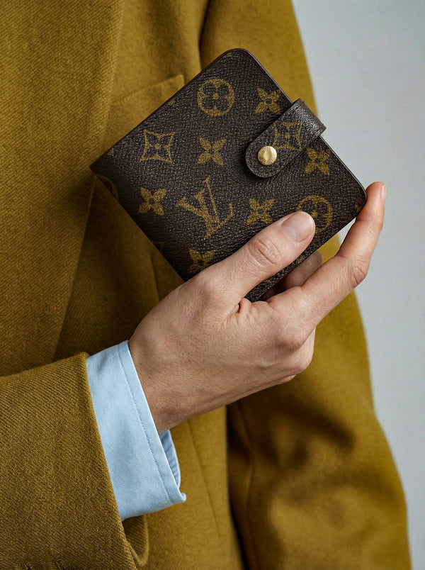 Portefeuille Compact Louis Vuitton Monogram Vintage