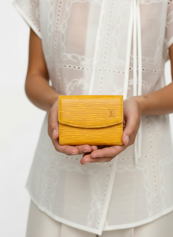 Louis Vuitton Porte-Carte Cuir Épi