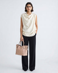 Sac Hina PM Louis Vuitton Cuir Mahina Rose