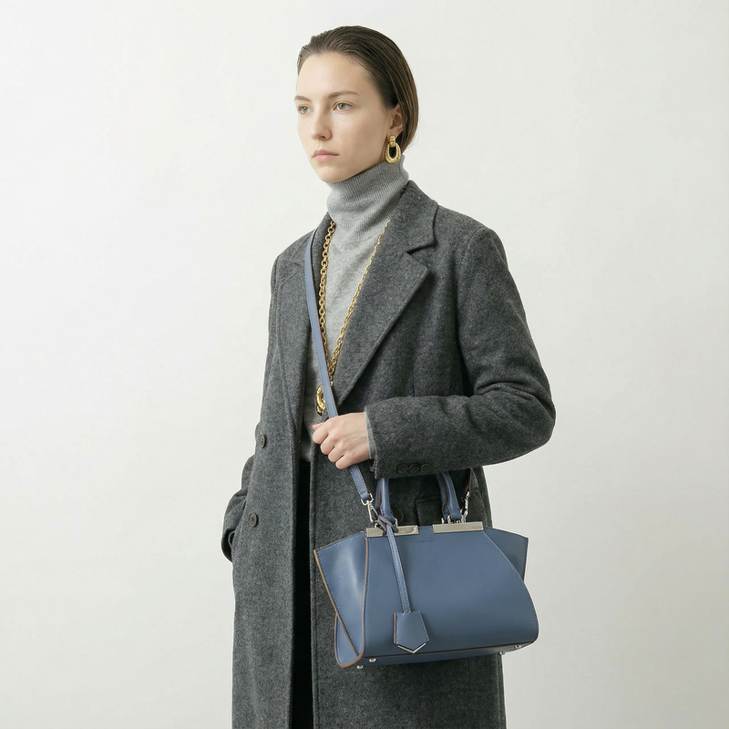 Fendi Mini 3 Jours Leather Tote Bag