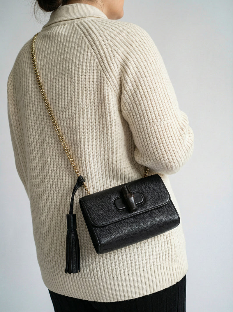 Sac Gucci Miss Bamboo Noir