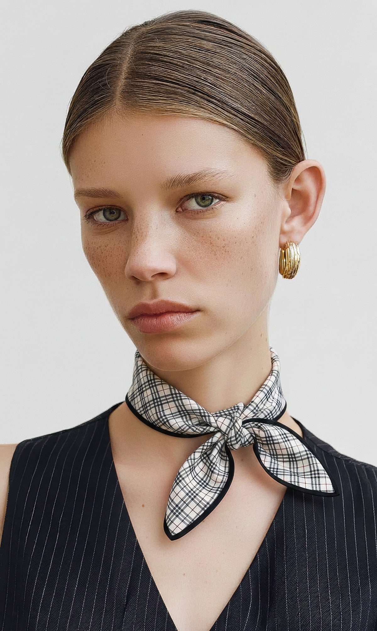 Burberry Vintage Nova Check Cotton Scarf