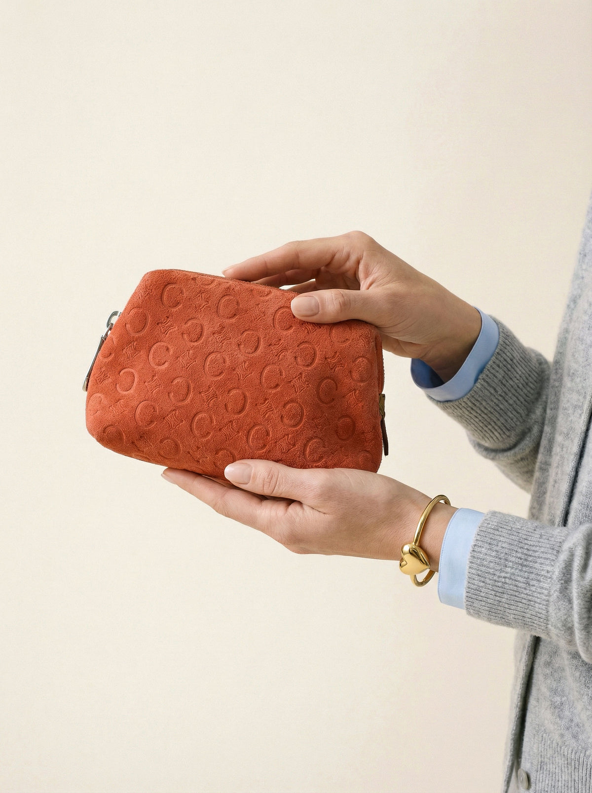Celine x Guerlain Limited Edition Suede Pouch