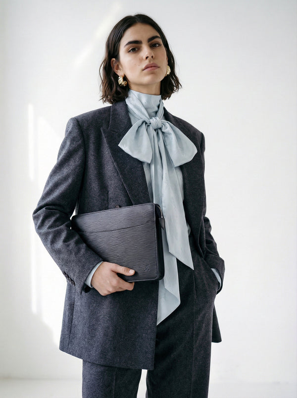 Pochette Louis Vuitton Épi noire