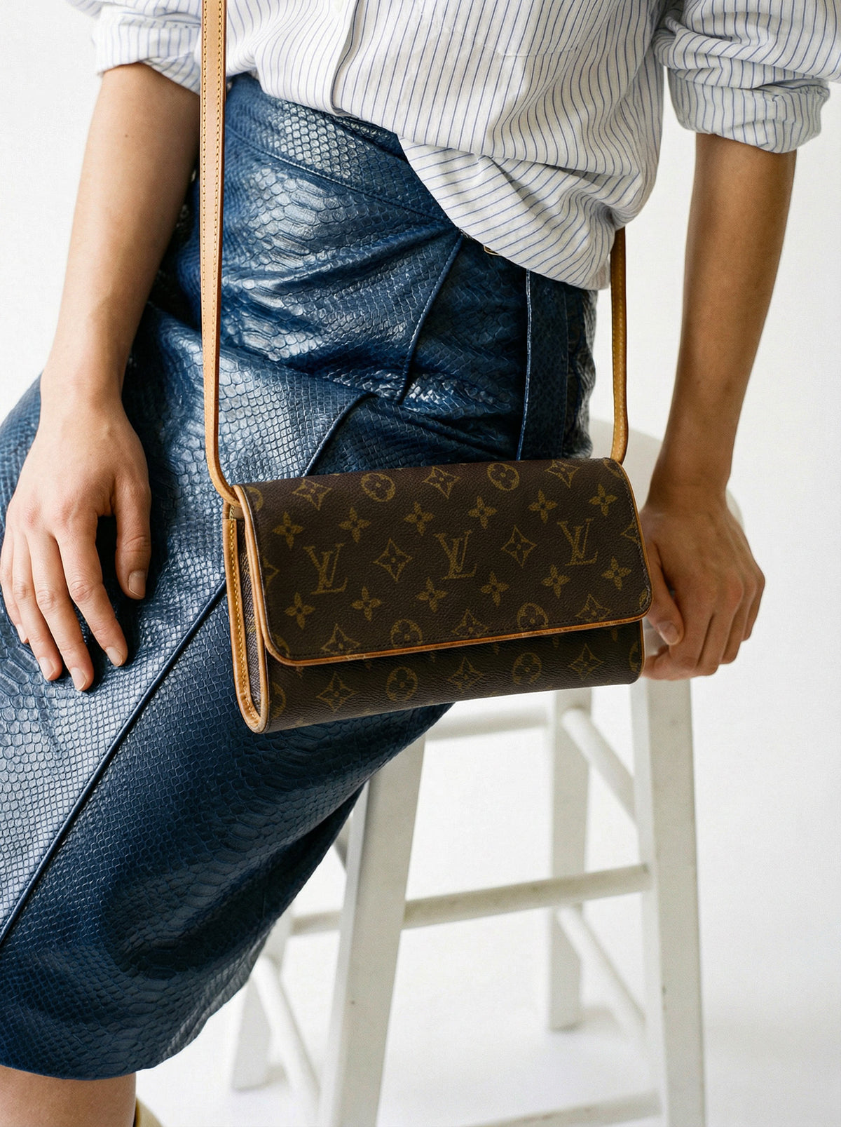 Pochette Louis Vuitton Twin GM Monogram Vintage
