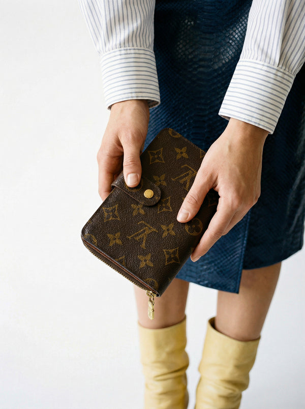 Portefeuille Louis Vuitton Monogram porte-papiers vintage