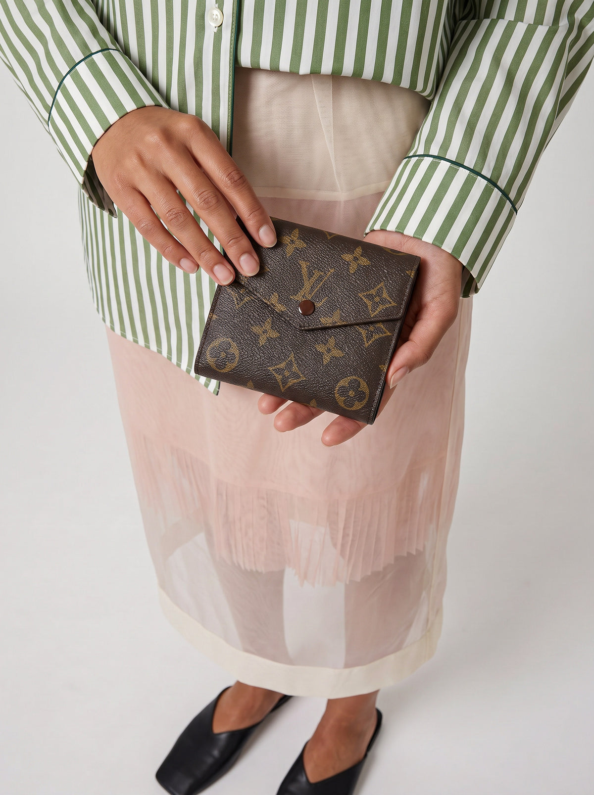 Louis Vuitton portefeuille Élise Monogram vintage