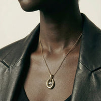 Nina Ricci Gold-Tone Pendant Necklace