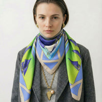 Hermès Carré “Rafales” Silk Scarf