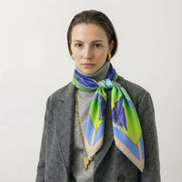 Hermès Carré “Rafales” Silk Scarf