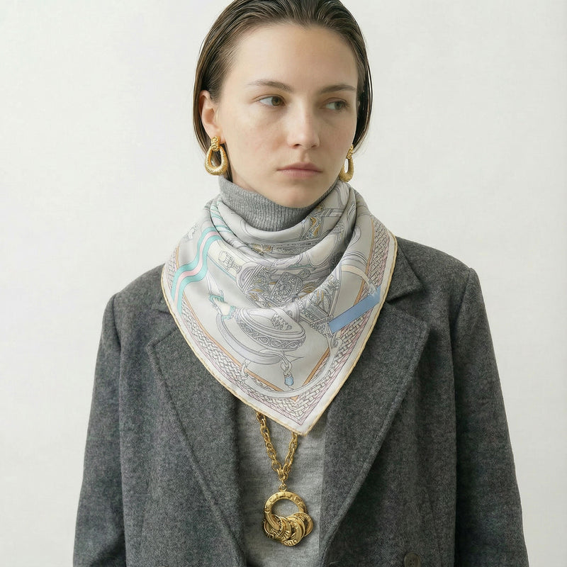 Hermès Vintage Silk Scarf - L'instruction du Roy