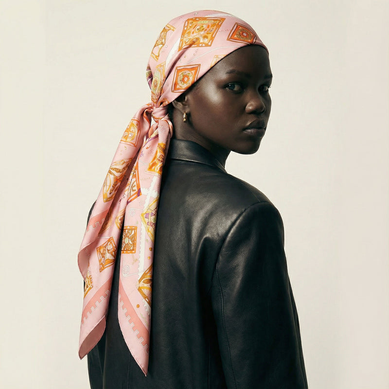 Hermès Carré 90 "La mécanique des idées " Silk Scarf