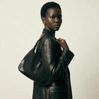 Gucci Jackie Bag – Black GG Canvas & Leather | Iconic Tom Ford Era Piece