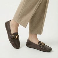 Louis Vuitton Brown Suede Loafers
