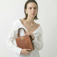 Vintage Celine Brown Leather Handbag