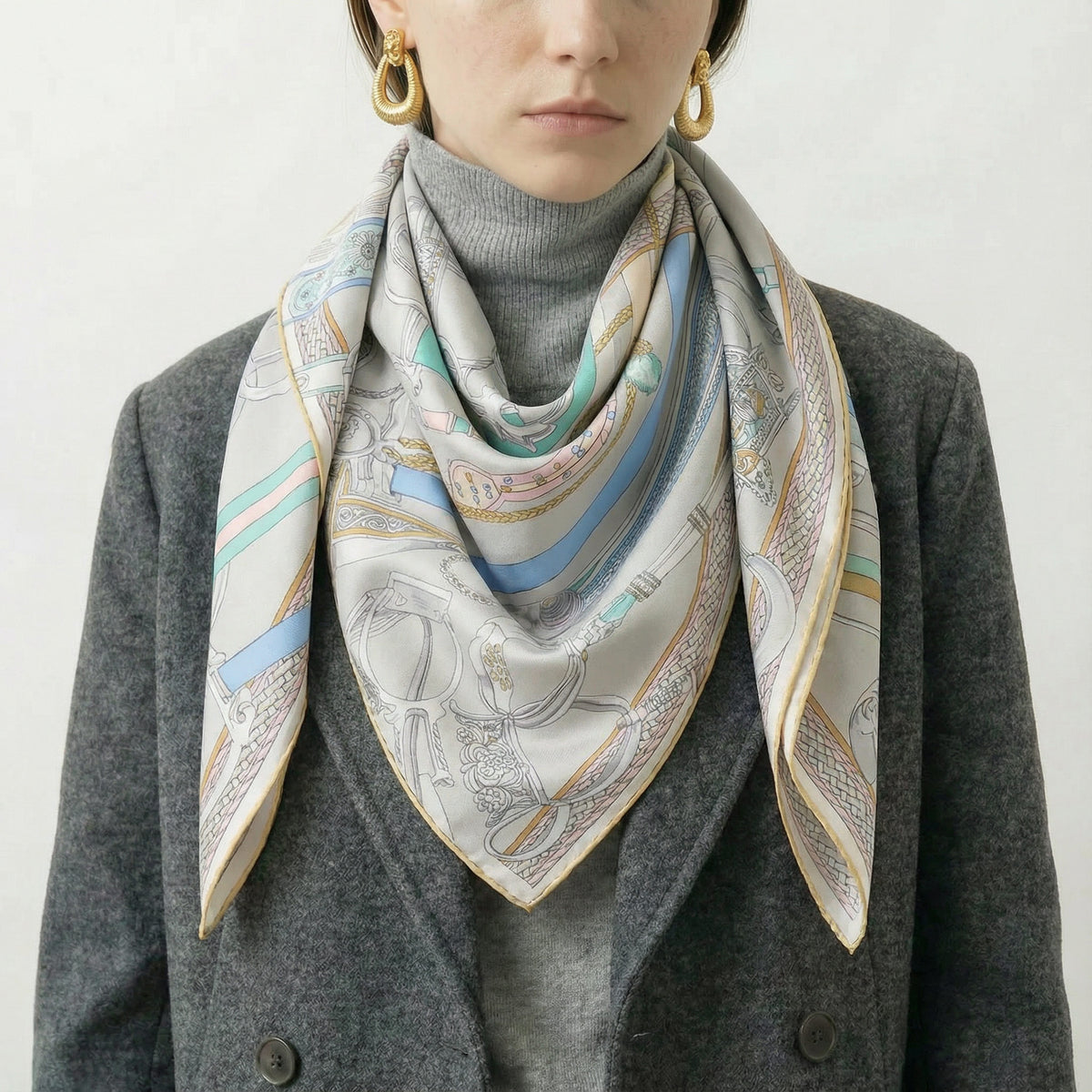 Hermès Vintage Silk Scarf - L'instruction du Roy