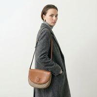 Celine Vintage Coated Canvas Crossbody Bag