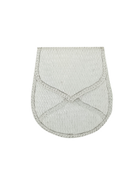 Yves Saint Laurent Vintage White Woven Leather Bag