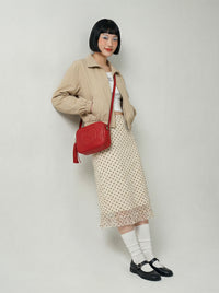Sac Gucci Soho Disco Cuir Grainé Rouge Vif