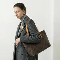 Tote Céline en toile Macadam marron – Vintage