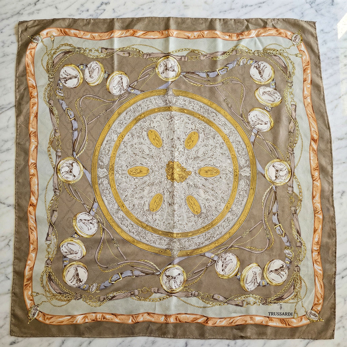 Foulard Trussardi Imprimé Canin