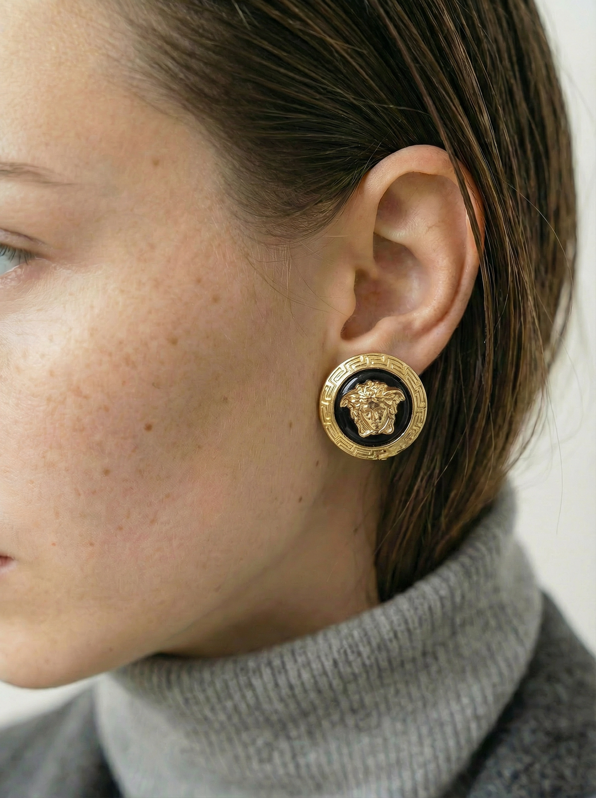 Versace Vintage Clip-On Earrings