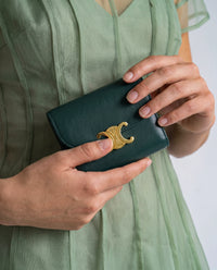 Portefeuille Céline Small Flap Wallet Triomphe