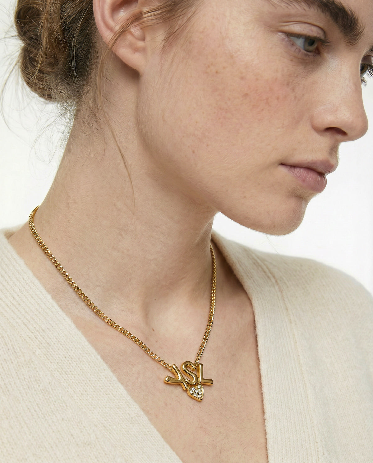 Collier Yves Saint Laurent vintage années 90