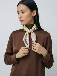 Bandana Yves Saint Laurent Jaune Floral